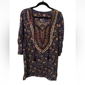 Tolani Blouse Mixed Print Sz L